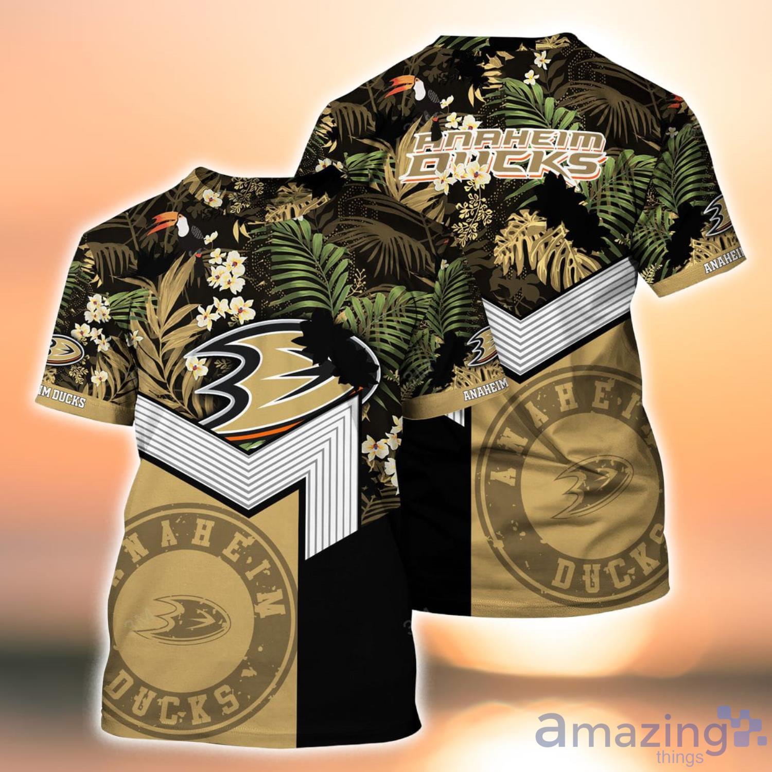 Anaheim Ducks Snoopy Lover 3D Printed Hawaiian Shirt - T-shirts Low Price