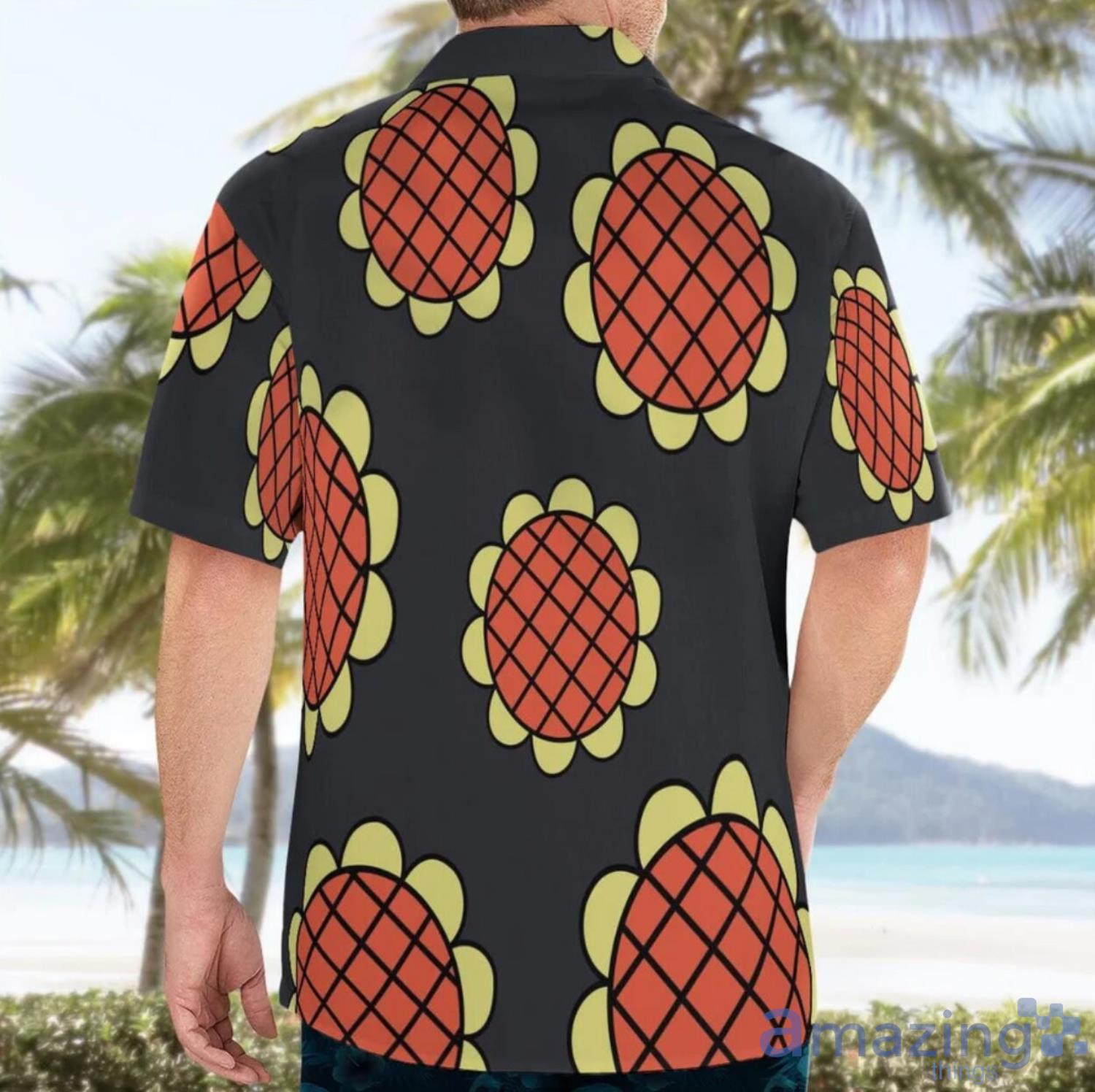 Anime Sunflower Aloha Happy Summer Hawaiian Shirt For Men And Women image Anime Sunflower Aloha Happy Summer Hawaiian Shirt For Men And Women Product Photo 2