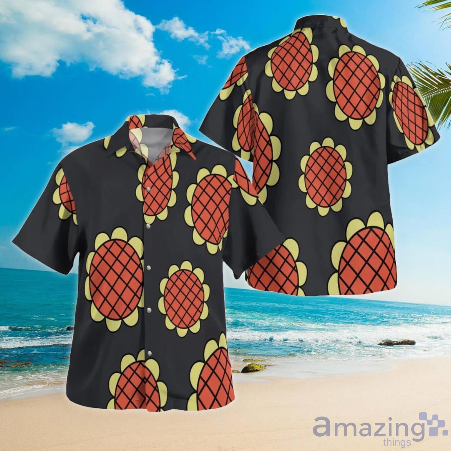 Anime Sunflower Aloha Happy Summer Hawaiian Shirt For Men And Women image Anime Sunflower Aloha Happy Summer Hawaiian Shirt For Men And Women Product Photo 3