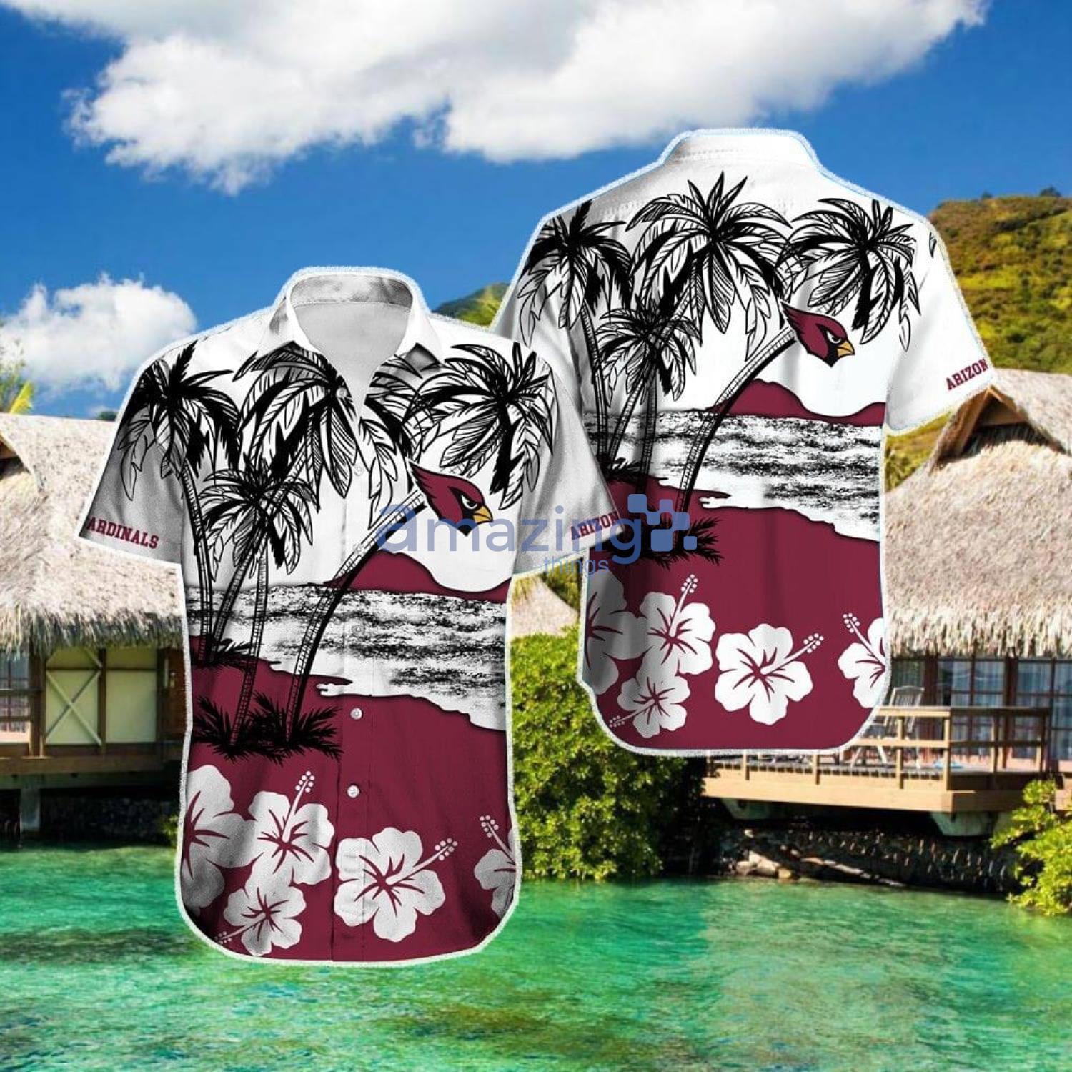 NEW FASHION 2023 Arizona Cardinals Hawaiian Shirts flower gift for