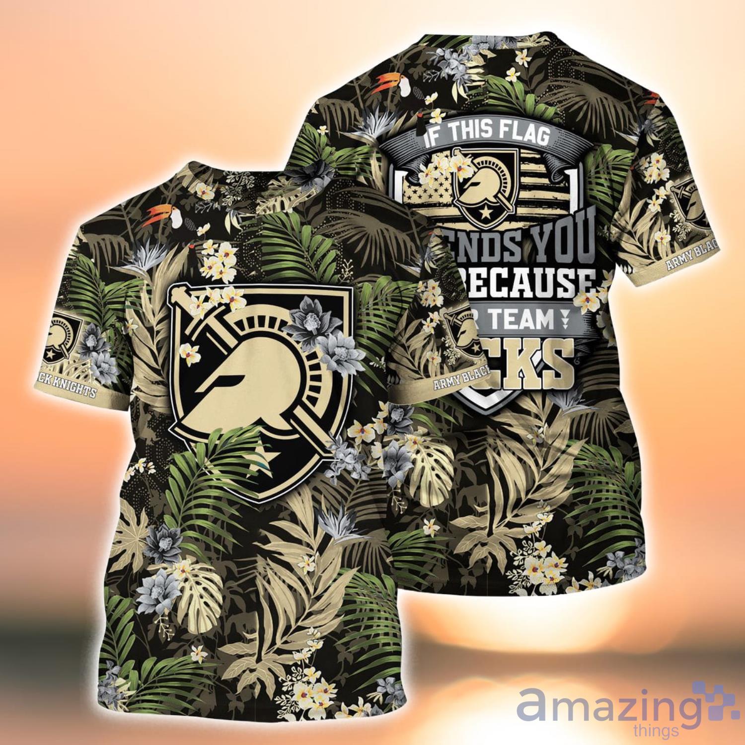 Cool Aloha Army Black Knights NCAA Hawaiian Shirt Beach Gift For Friend