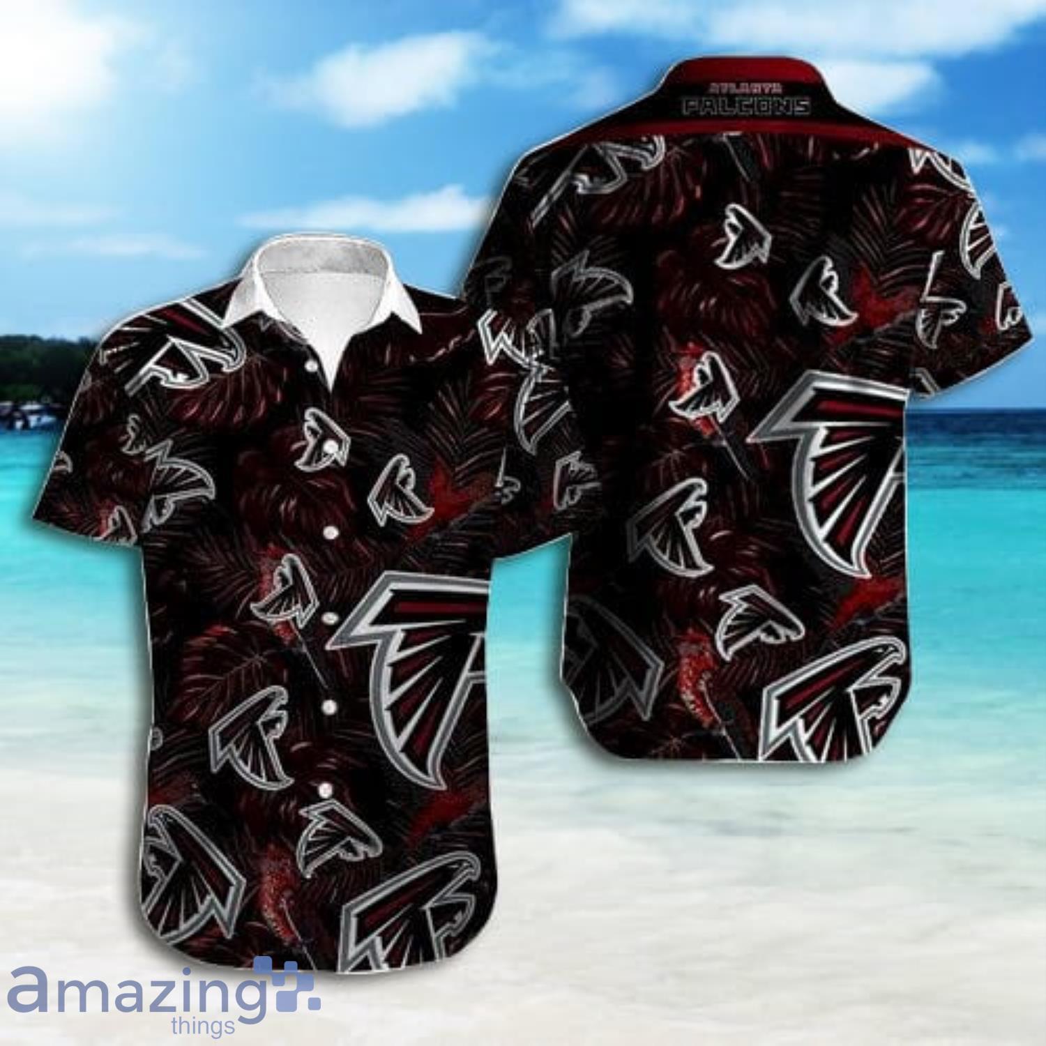NFL Atlanta Falcons Hawaiian Shirt Grateful Dead Beach Funny Beach Gift