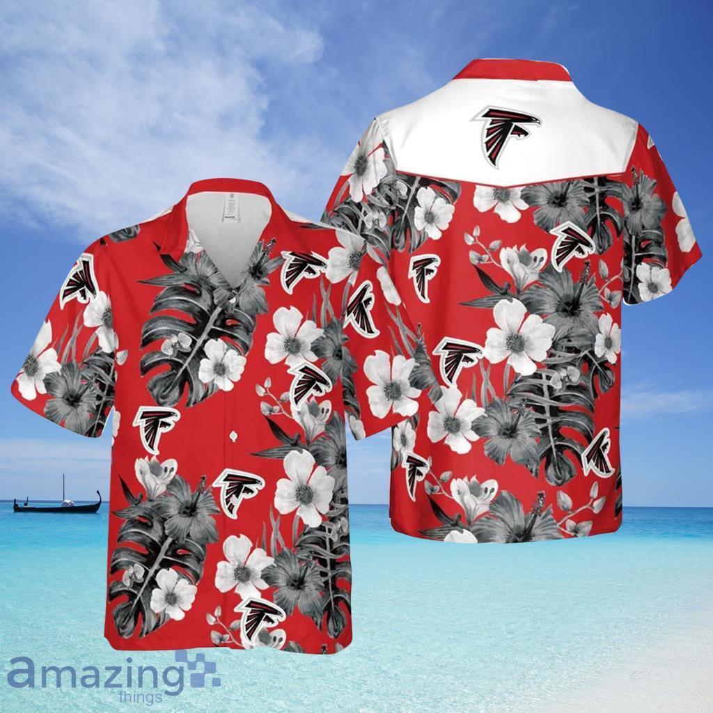 Atlanta Falcons NFL Aloha Tropical Hawaiian Shirt - Atlanta Falcons NFL Aloha Tropical Hawaiian Shirt