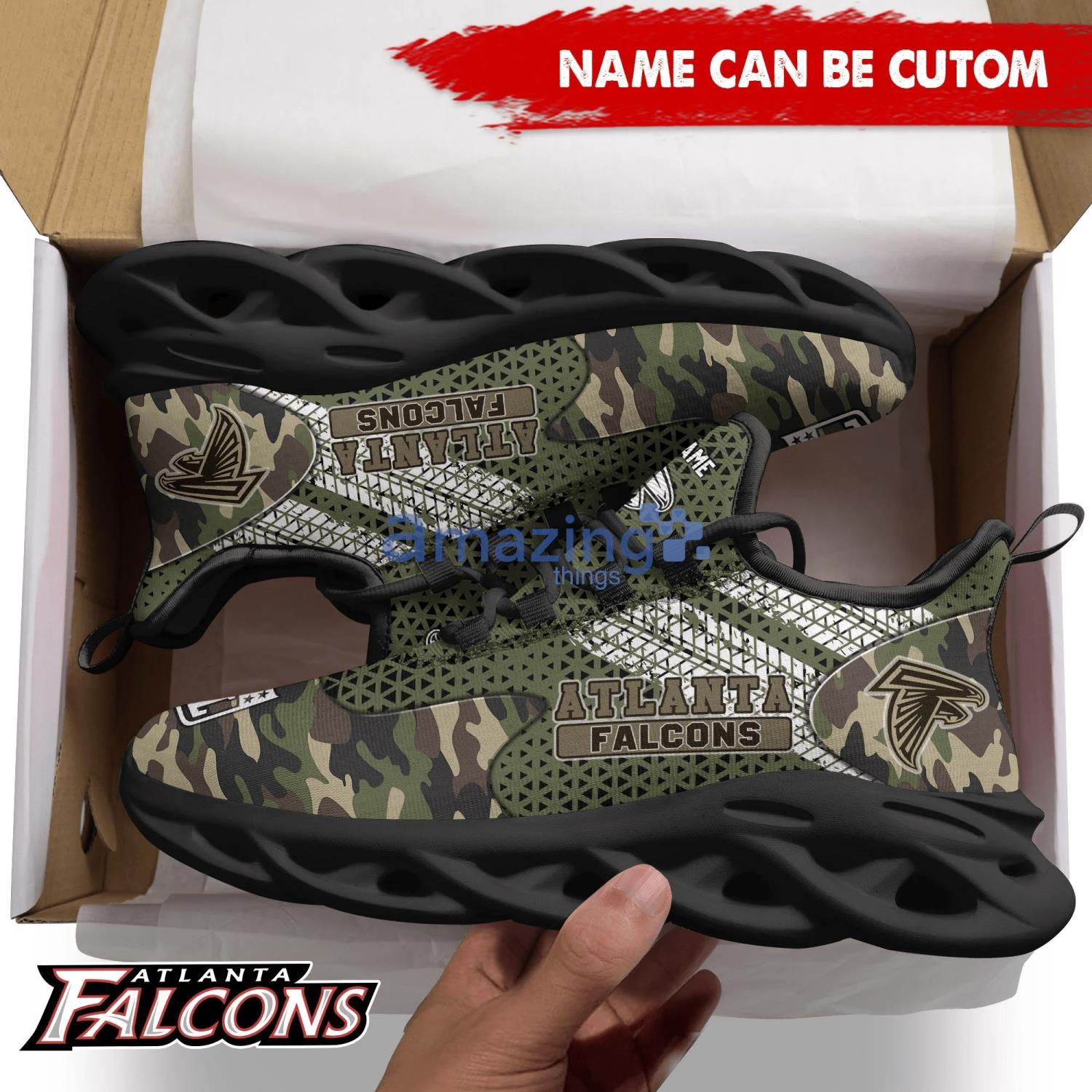 Custom Name NFL Teams Atlanta Falcons Max Soul Shoes Special Gift -  YesItCustom