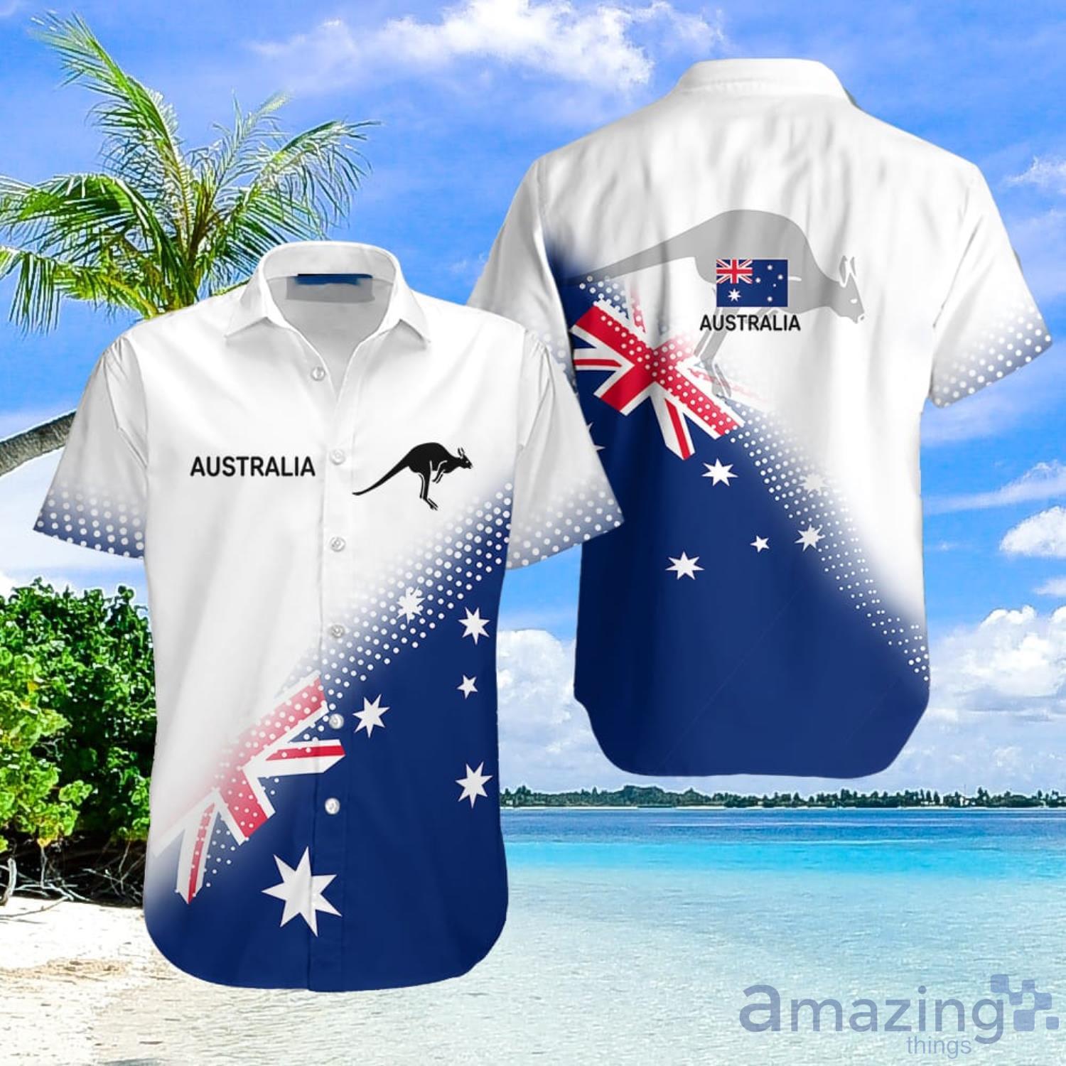 Australia Flag Aloha Gift For Summer Hawaiian Shirt Men And Women Product Photo 1
