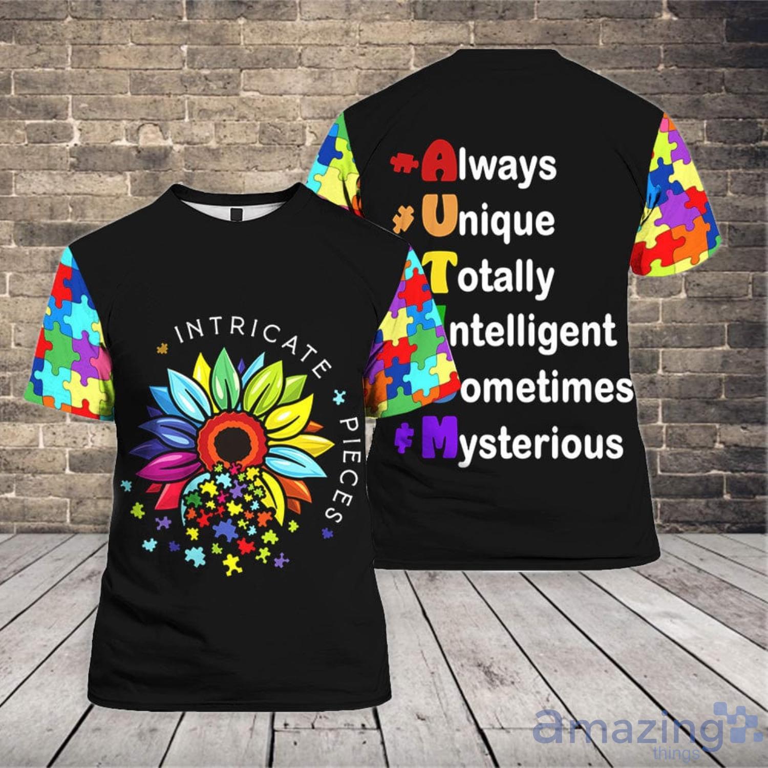 Autism Awareness Always Unique 3D T-Shirt Product Photo 1