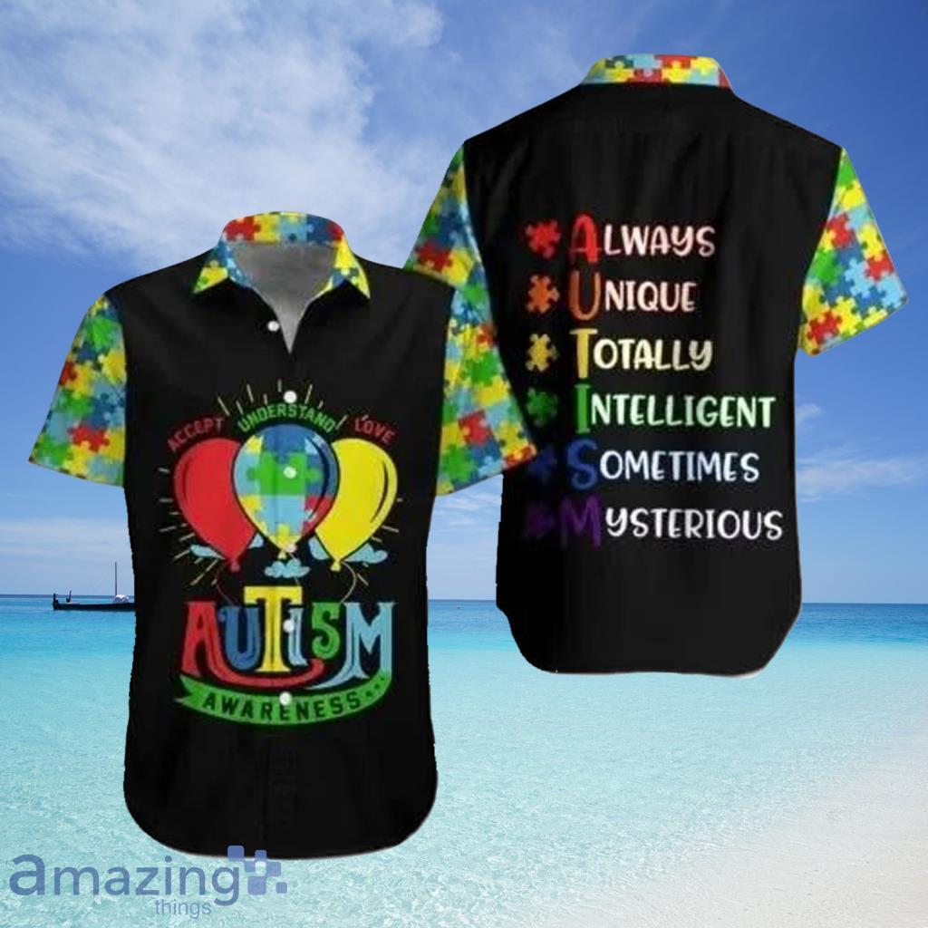 Autism Unique Balloons Aloha Hawaiian Shirt For Men And Women - Autism Unique Balloons Aloha Hawaiian Shirt For Men And Women