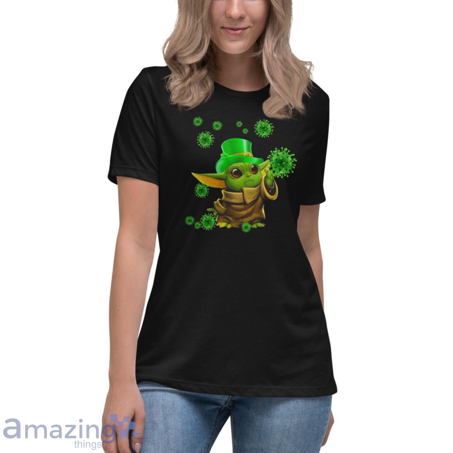 Baby Yoda Coronavirus Shirt image Baby Yoda Coronavirus Shirt - Womens Relaxed Short Sleeve Jersey Tee