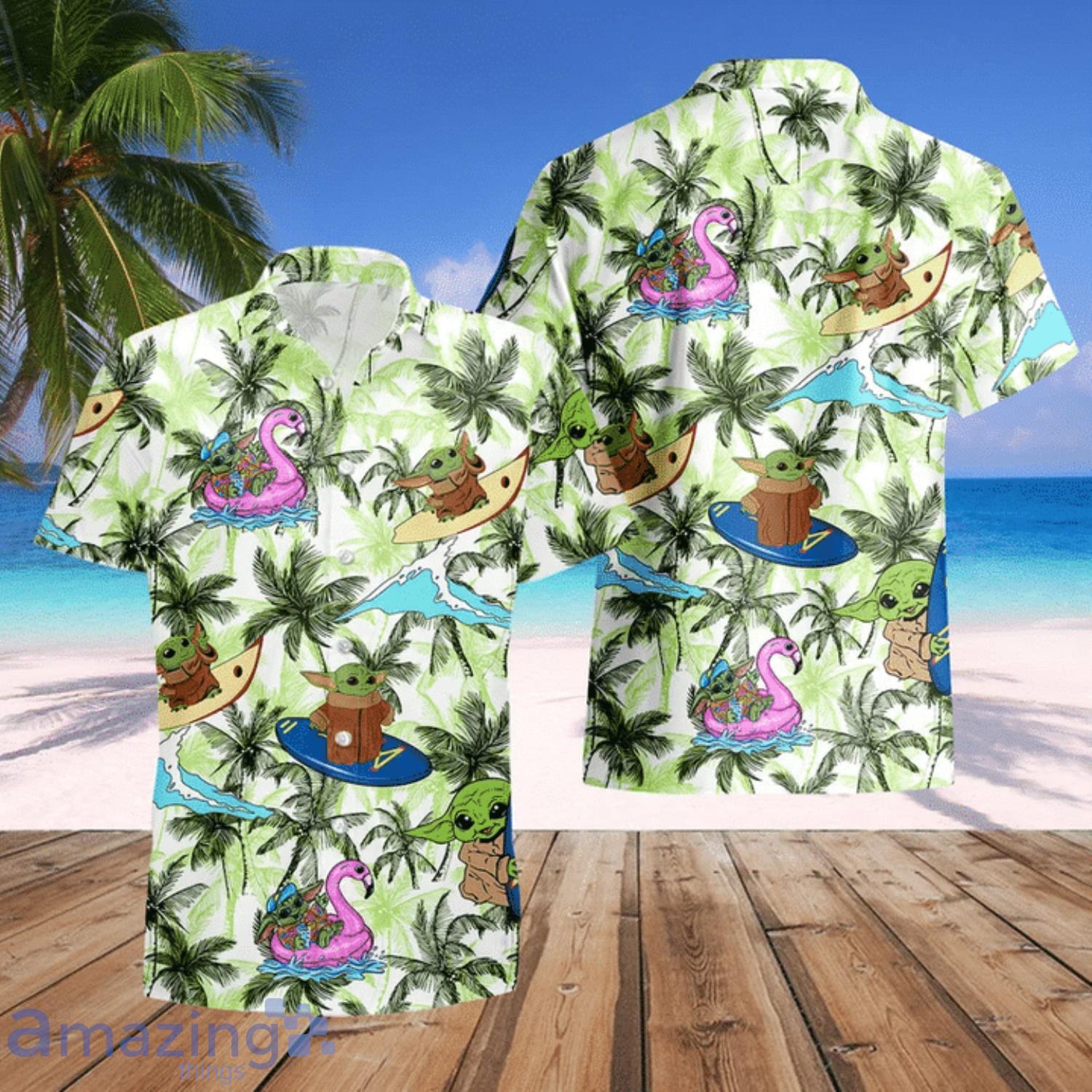 Baby Yoda Costume Disney The Mandalorian Hawaiian Shirt For Men And Women Product Photo 1