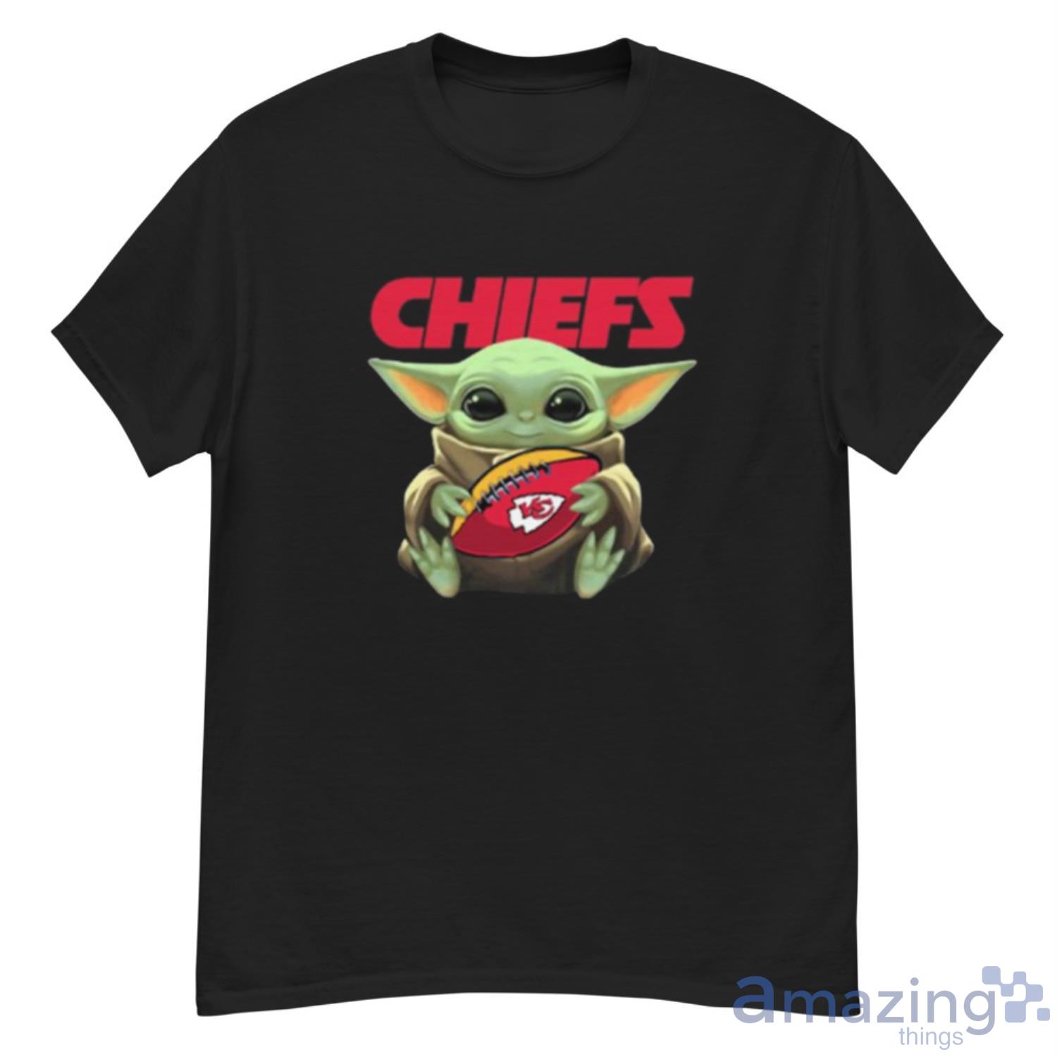 Baby Yoda Kansas Chiefs Kids Tee - ZANIAZ