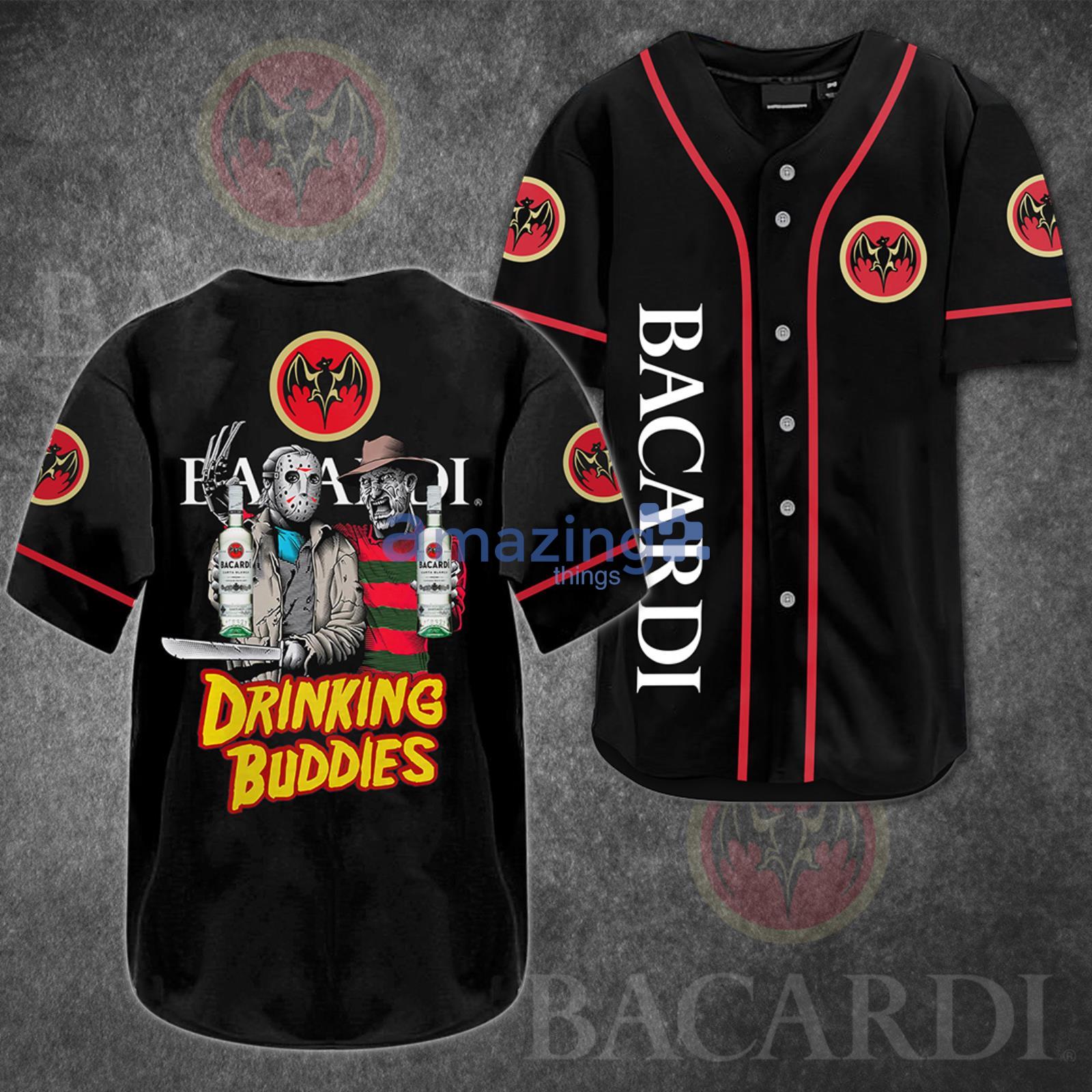 Bacardi Halloween Horror Character Baseball Jersey - Freedomdesign