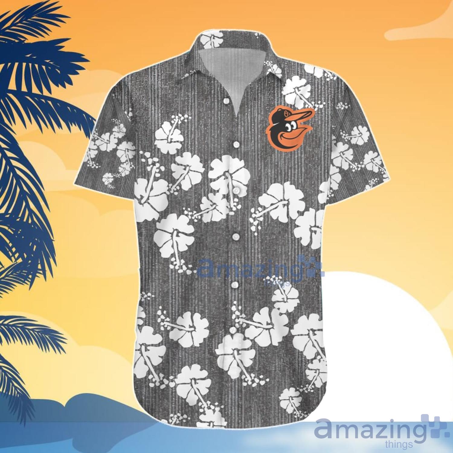 Baltimore Orioles 50Th State Hawaiian Aloha Shirt Hawaiian Shorts