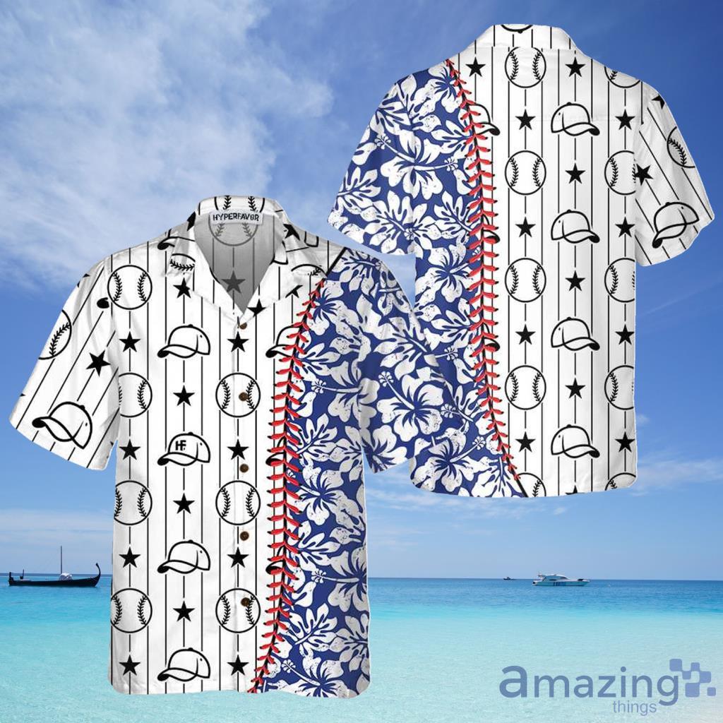 Baseball Tropical Pattern Hawaiian Shirt For Men And Women - Baseball Tropical Pattern Hawaiian Shirt For Men And Women