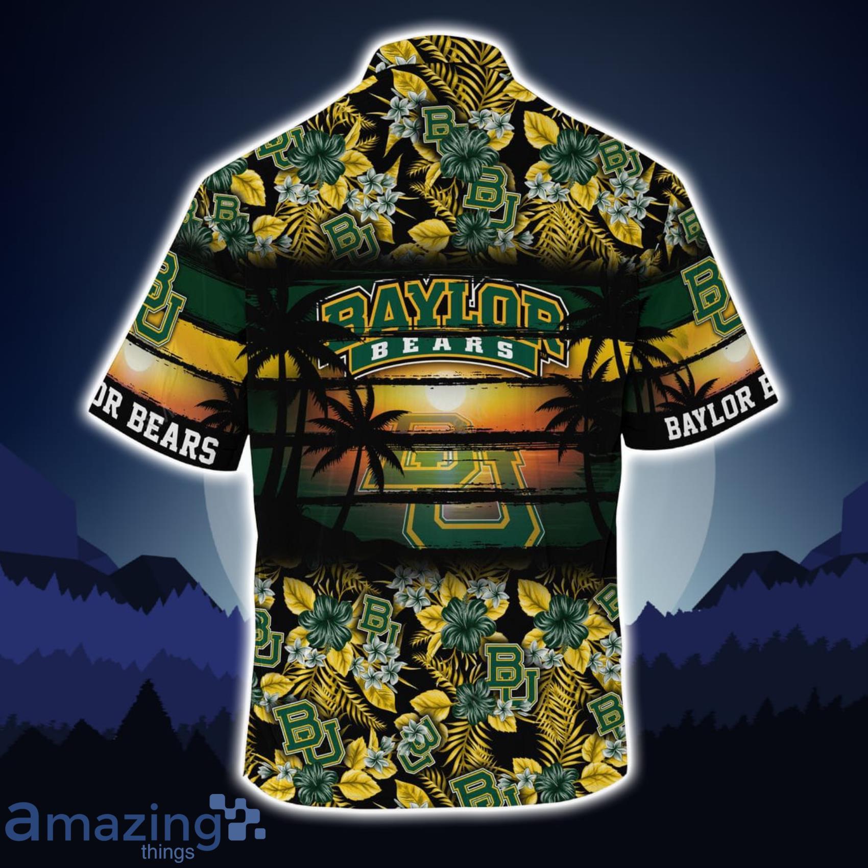 Baylor Bears Came All Day Flower Hawaiian Shirt image Baylor Bears Came All Day Flower Hawaiian Shirt Product Photo 2