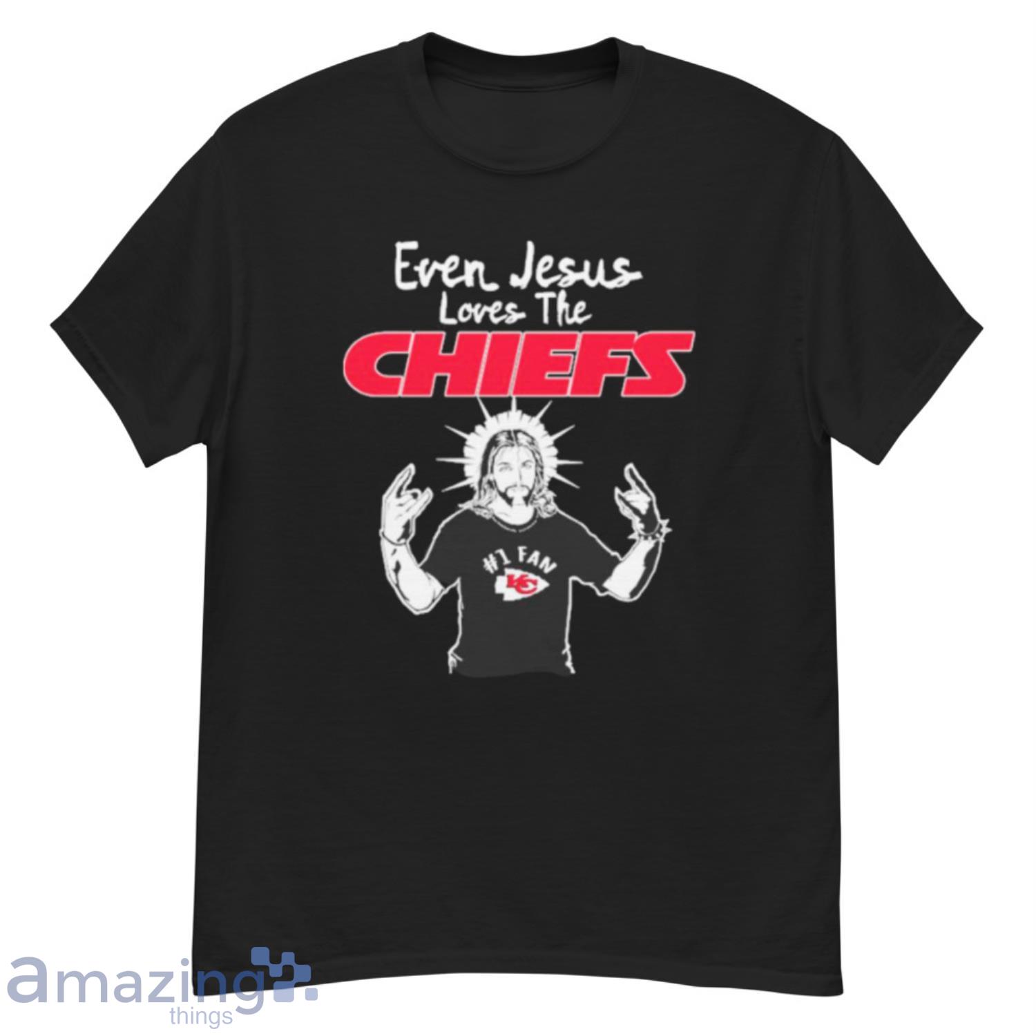 Best even jesus loves the Chiefs fan Kansas city Chiefs shirt - G500 Men’s Classic T-Shirt