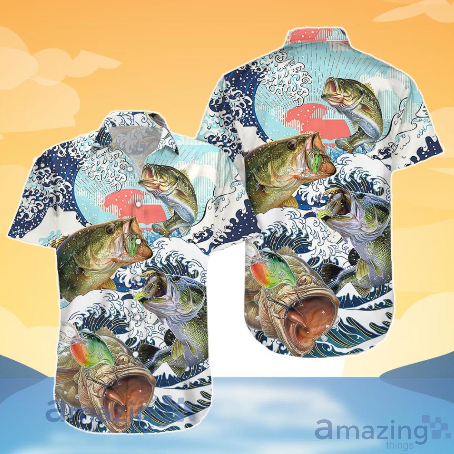 Big Fish Shirts Big Bass Fishing Is My Life Hawaiian Shirt And Shorts