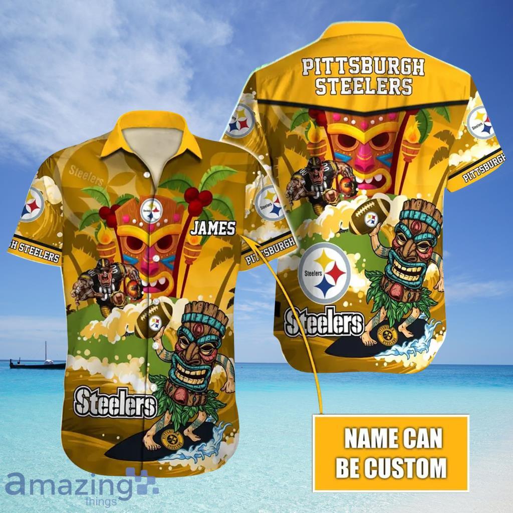 Big Kahuna Tiki Vintage Pittsburgh Steelers NFL Hawaiian Shirt For Fans