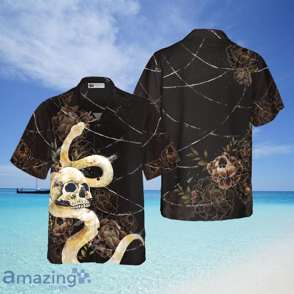 Black Peony Flowers Goth Hawaiian Shirt For Men And Women - Black Peony Flowers Goth Hawaiian Shirt For Men And Women