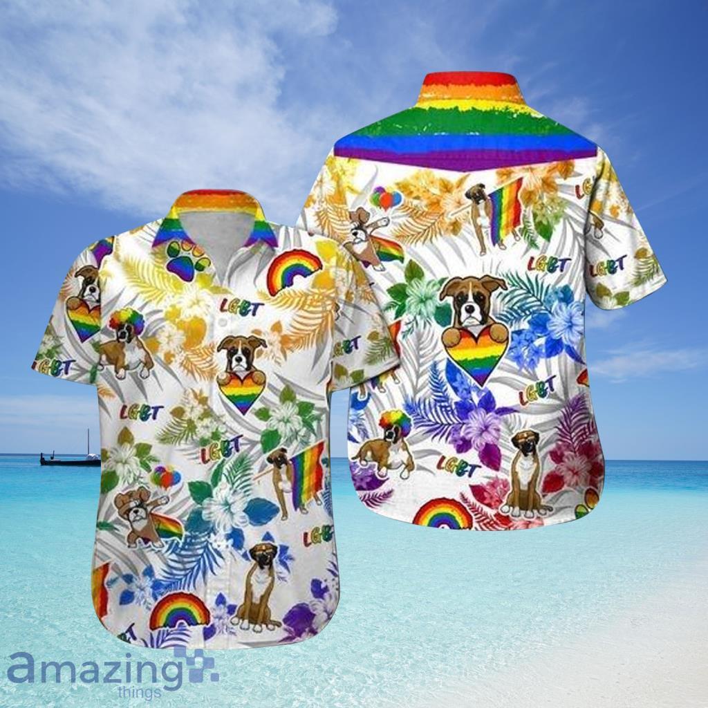 Boxer LGBT Hawaiian Shirt For Men And Women - Boxer LGBT Hawaiian Shirt For Men And Women