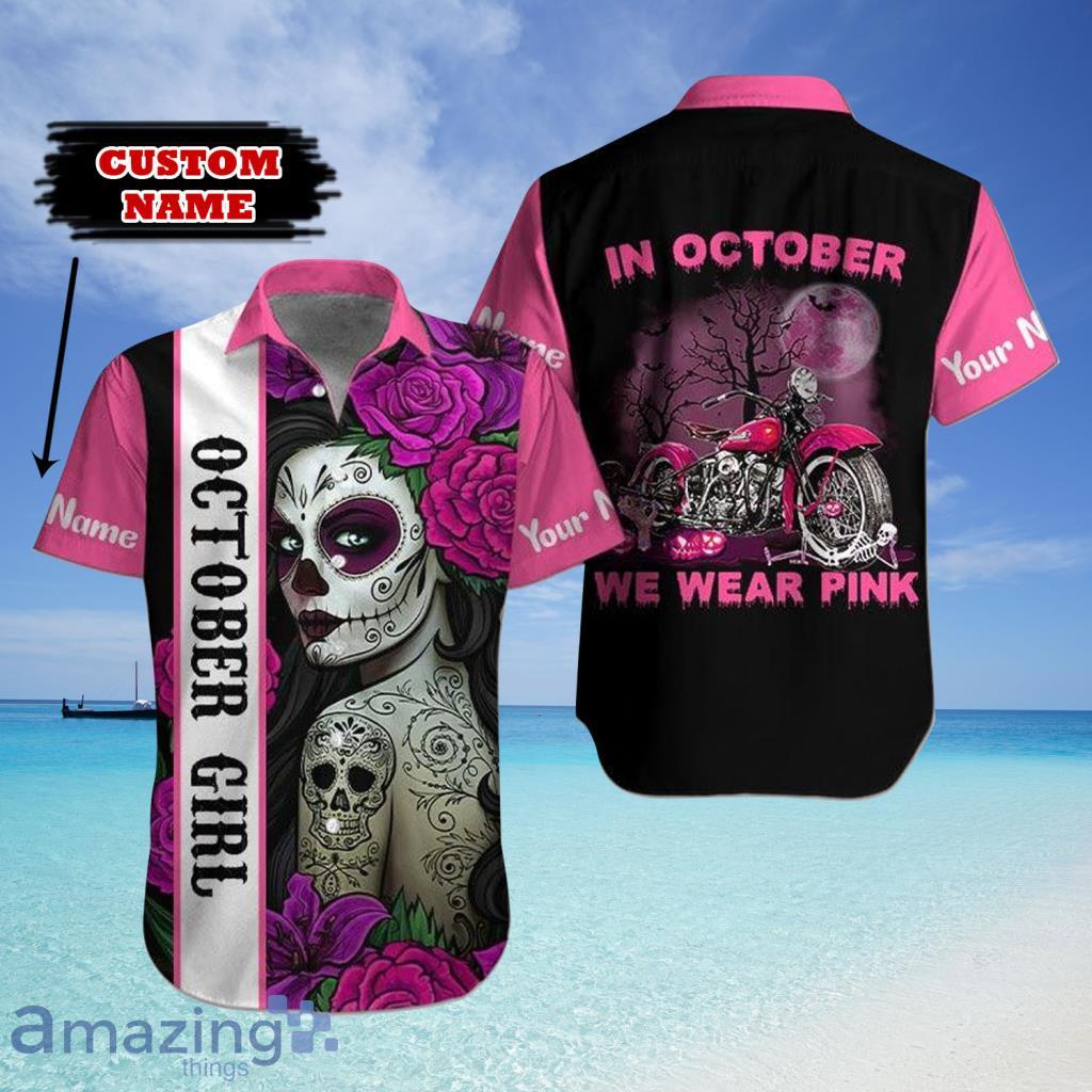 Breast Cancer Awareness Custom Hawaiian Shirt - Breast Cancer Awareness Custom Hawaiian Shirt
