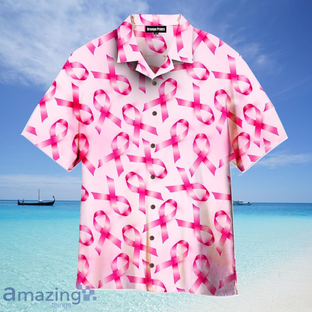 Breast Cancer Ribbons Awareness Pattern Hawaiian Shirt For Men And Women - Breast Cancer Ribbons Awareness Pattern Hawaiian Shirt For Men And Women