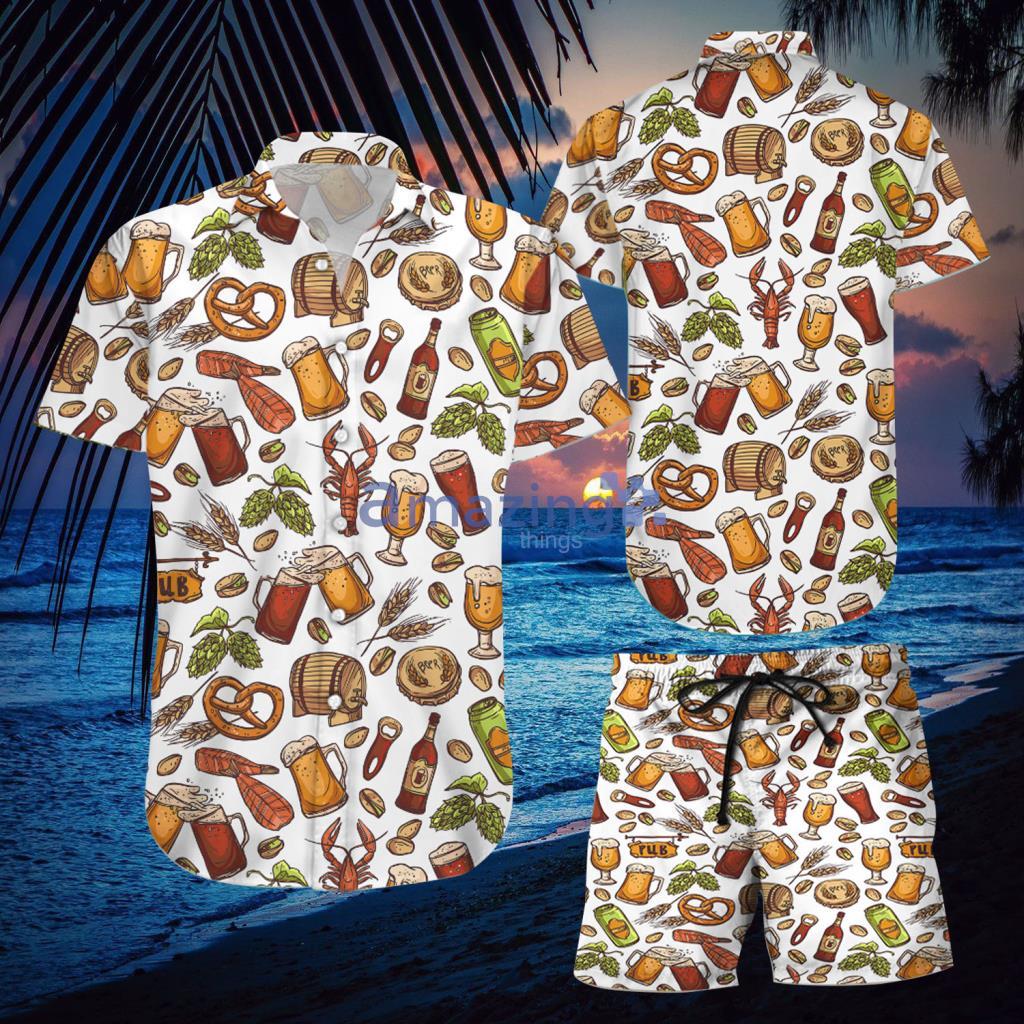 Brewmaster Drinking Time - Beer Hawaiian Shirt And Short - Brewmaster Drinking Time - Beer Hawaiian Shirt And Short