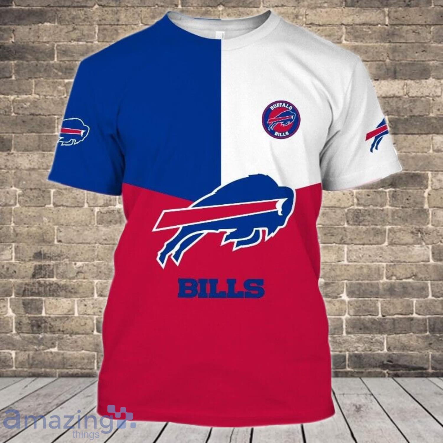 Buffalo Bills 3D T-Shirts For Sport Fans