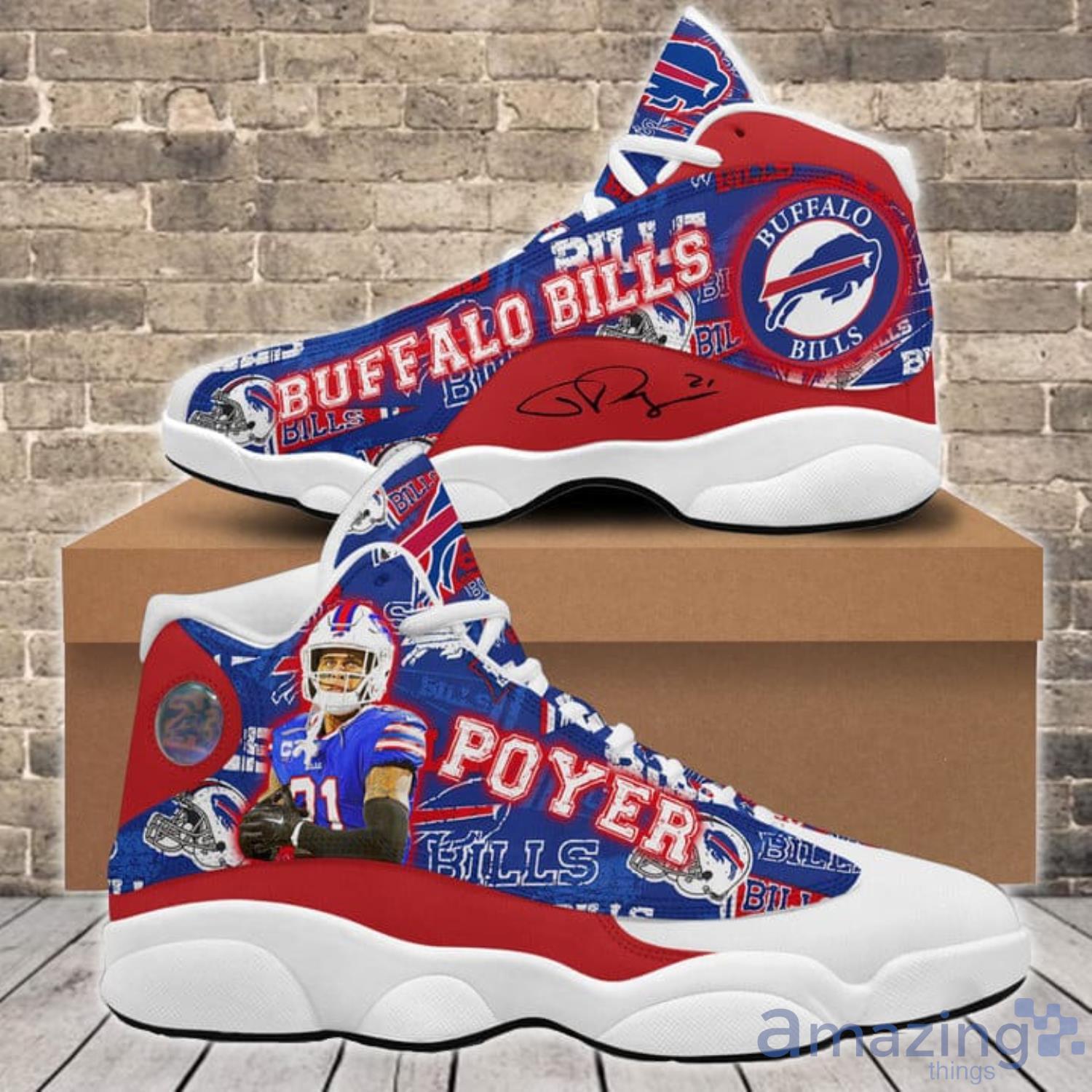 Buffalo Bills Football Air Jordan 13 Shoes - Reallgraphics