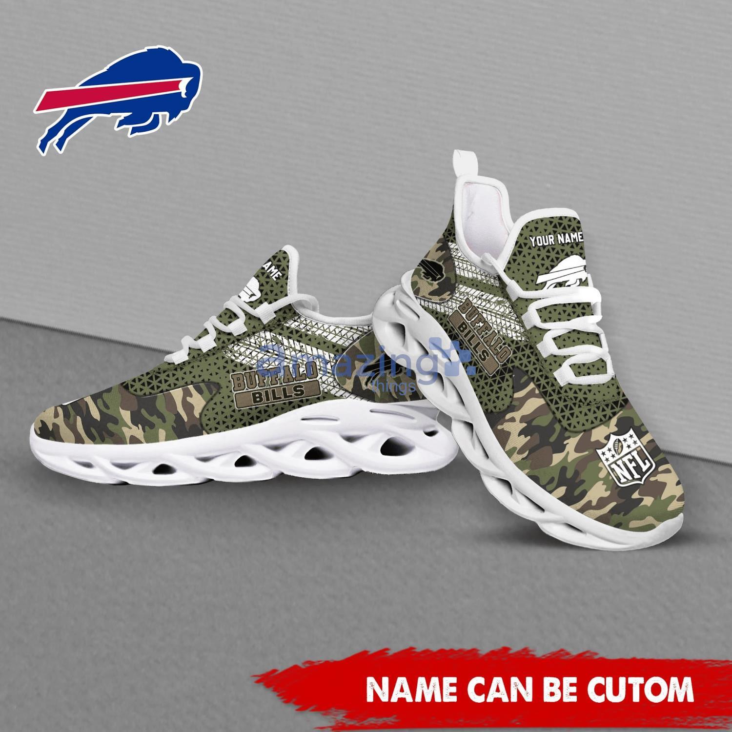 Buffalo Bills Custom Name Luxury NFL Max Soul Shoes Design 7 Chunky  Sneakers For Men And Women - Banantees