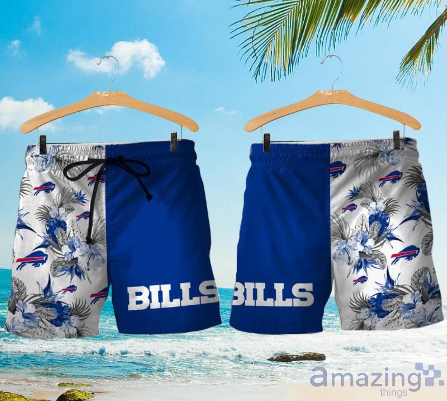 LIMITED] Buffalo Bills NFL-Summer Hawaiian Shirt And Shorts, With Tropical  Patterns For Fans