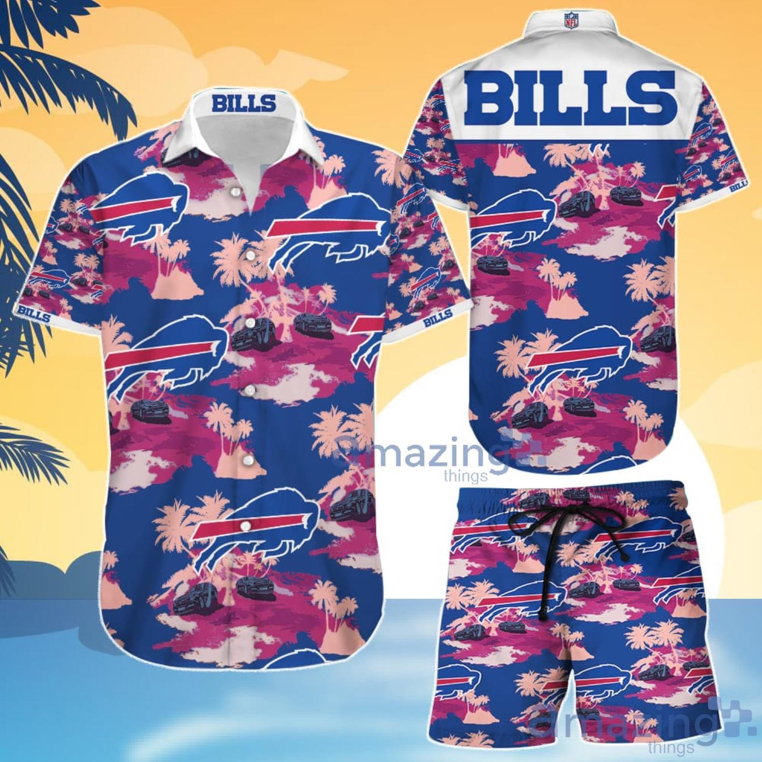 Buffalo Bills Retro Aop Hawaiian Shirt And Shorts Happy Summer