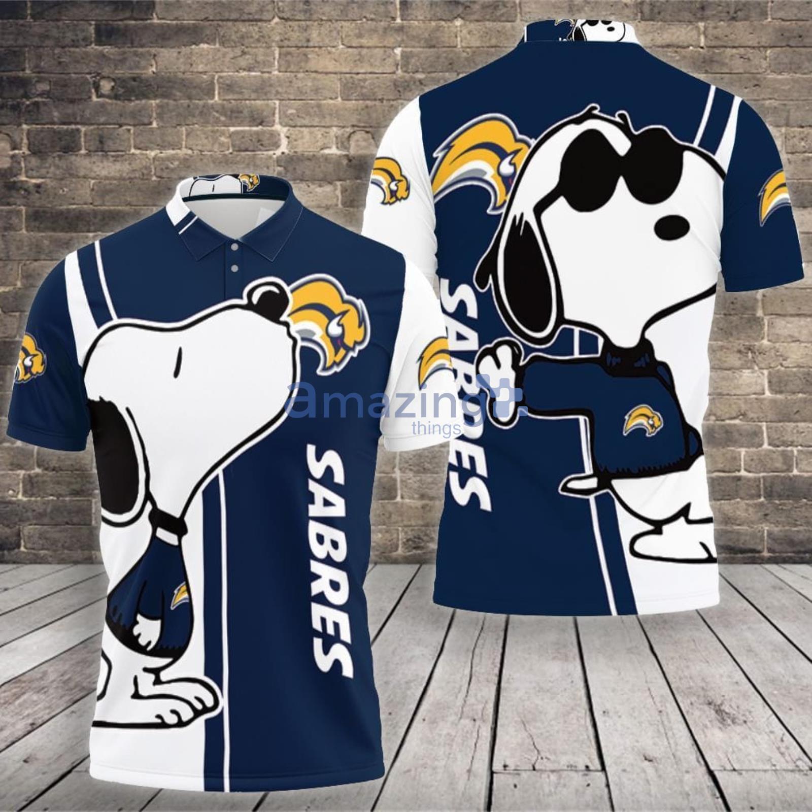 Buffalo Sabres Snoopy Lover Polo Shirt For Sport Fans Product Photo 1