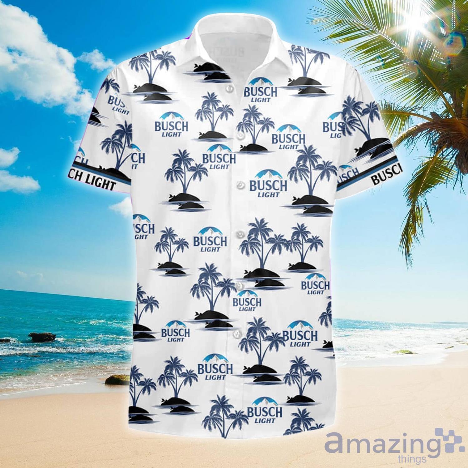 Busch Light Beer Floral Summer Gift Hawaiian Shirt And Shorts Product Photo 1 Busch Light Beer Floral Summer Gift Hawaiian Shirt And Shorts Product Photo 1