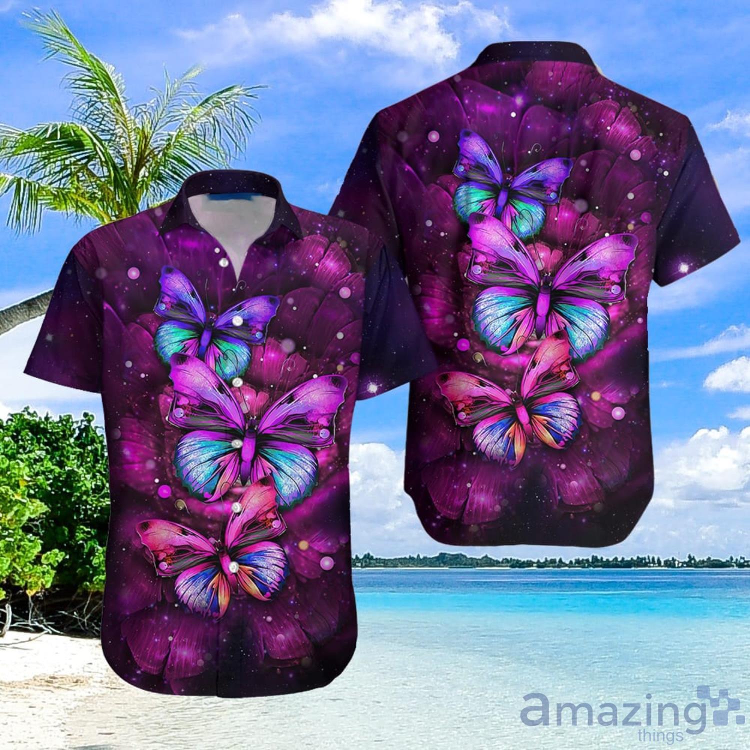 Butterfly Aloha Gift For Summer Hawaiian Shirt Men And Women Product Photo 1