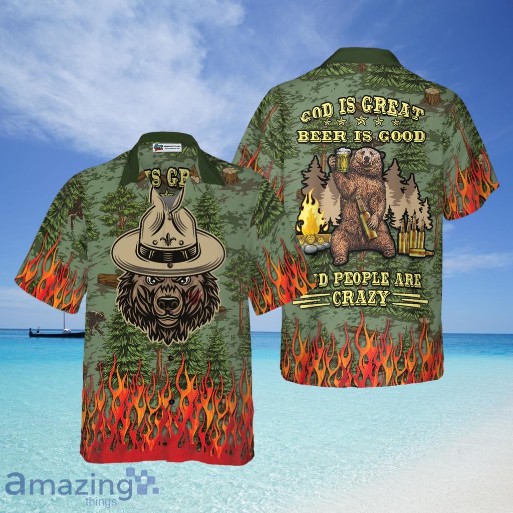 Green Theme Beer Wooden Barrel Hawaiian Shirt, Summer aloha hawaii shi