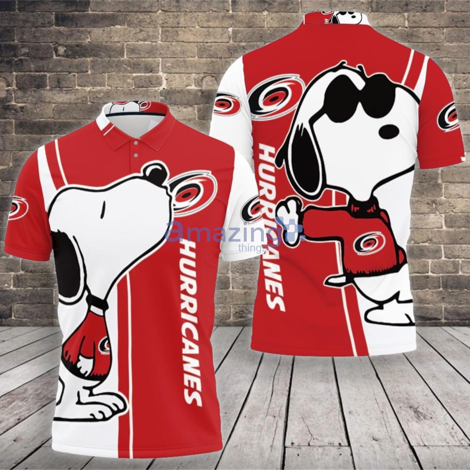Carolina Hurricanes Snoopy Lover Polo Shirt For Sport Fans Product Photo 1
