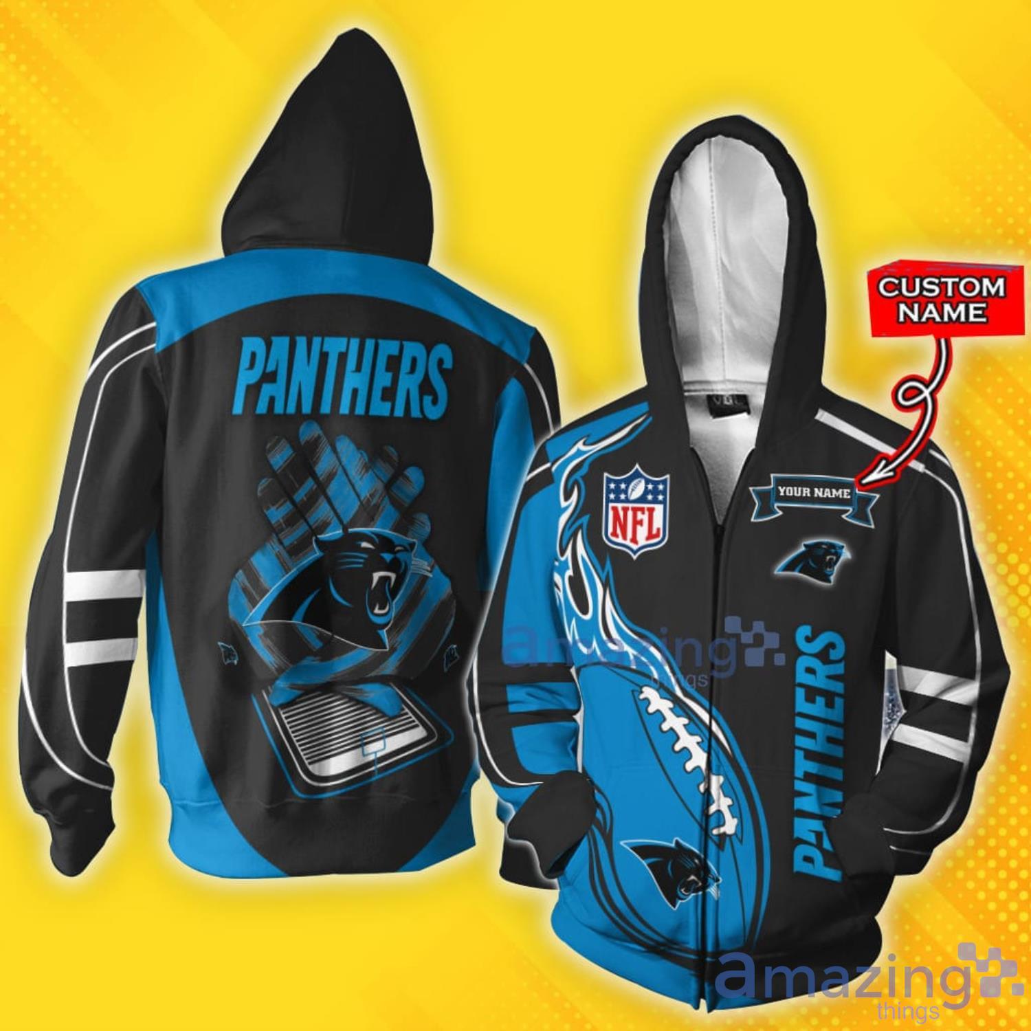 Personalized NFL Carolina Panthers All Over Print 3D T Shirt