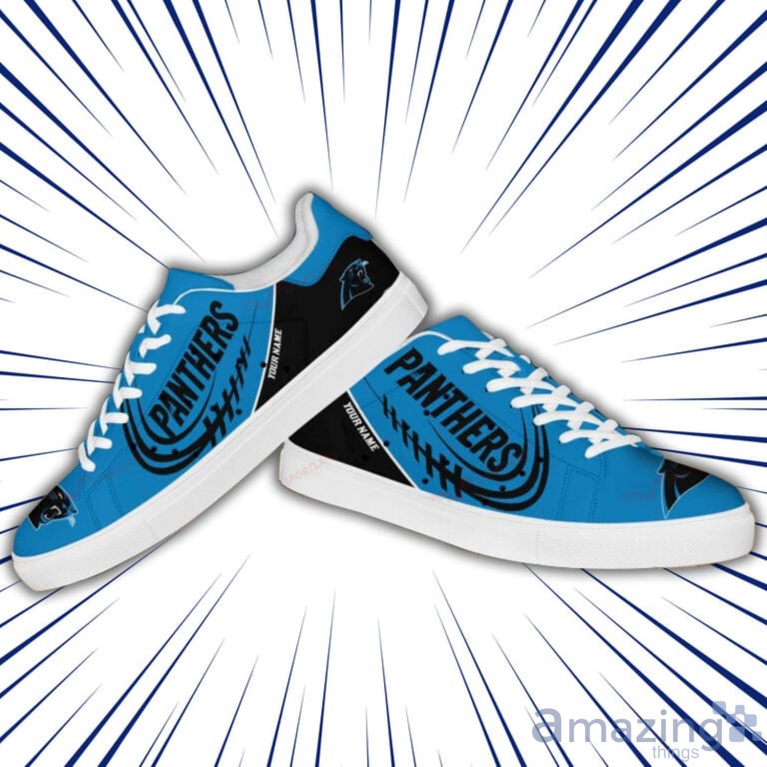Carolina Panthers Nfl Skate Shoes Custom Name For Men And Women Product Photo 1