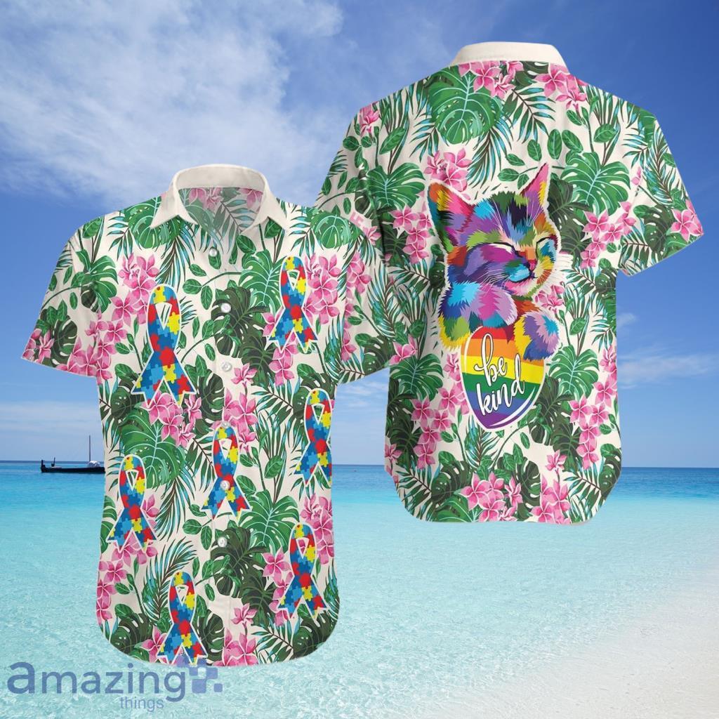 Cat Autism Awareness Hawaiian Shirt For Men And Women - Cat Autism Awareness Hawaiian Shirt For Men And Women Cat Autism Awareness Hawaiian Shirt For Men And Women - Cat Autism Awareness Hawaiian Shirt For Men And Women