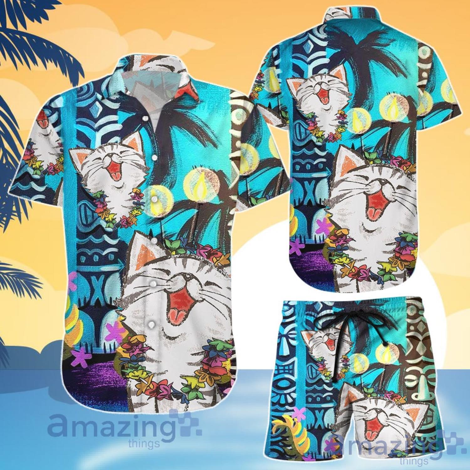 Cat Lover Cat Aloha Cute Hawaiian Shirt And Shorts Product Photo 1 Cat Lover Cat Aloha Cute Hawaiian Shirt And Shorts Product Photo 1