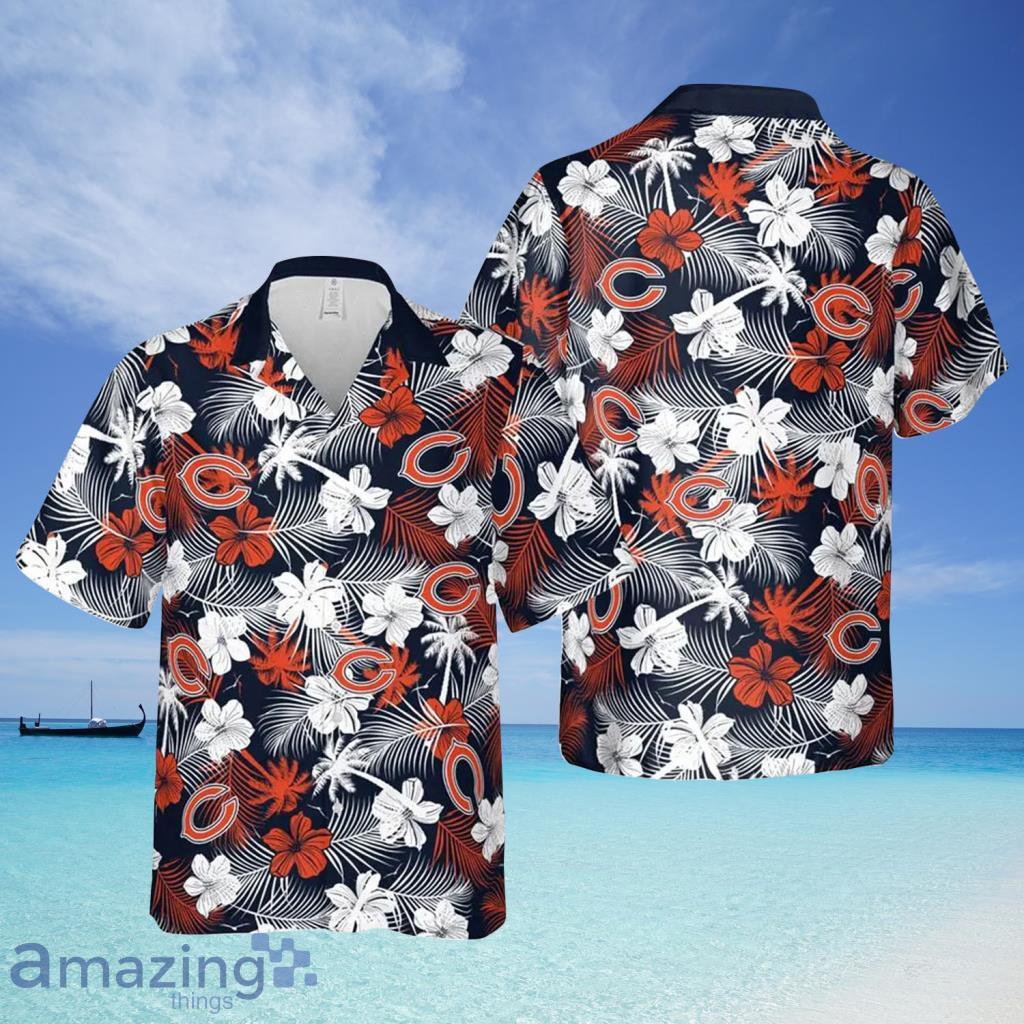 Chicago Bears NFL Aloha Tropical Hawaiian Shirt - Chicago Bears NFL Aloha Tropical Hawaiian Shirt