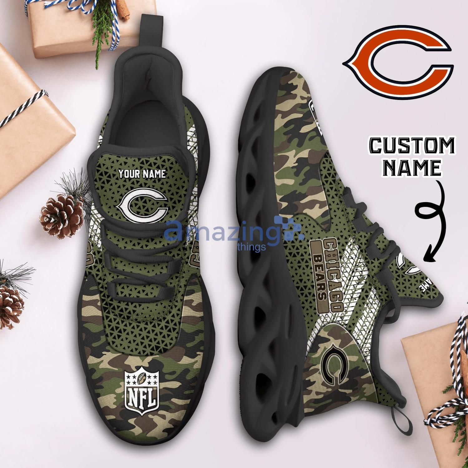 Chicago Cubs Custom Name Max Soul Sneakers Men And Women Running Shoes For  Football Fan - Freedomdesign