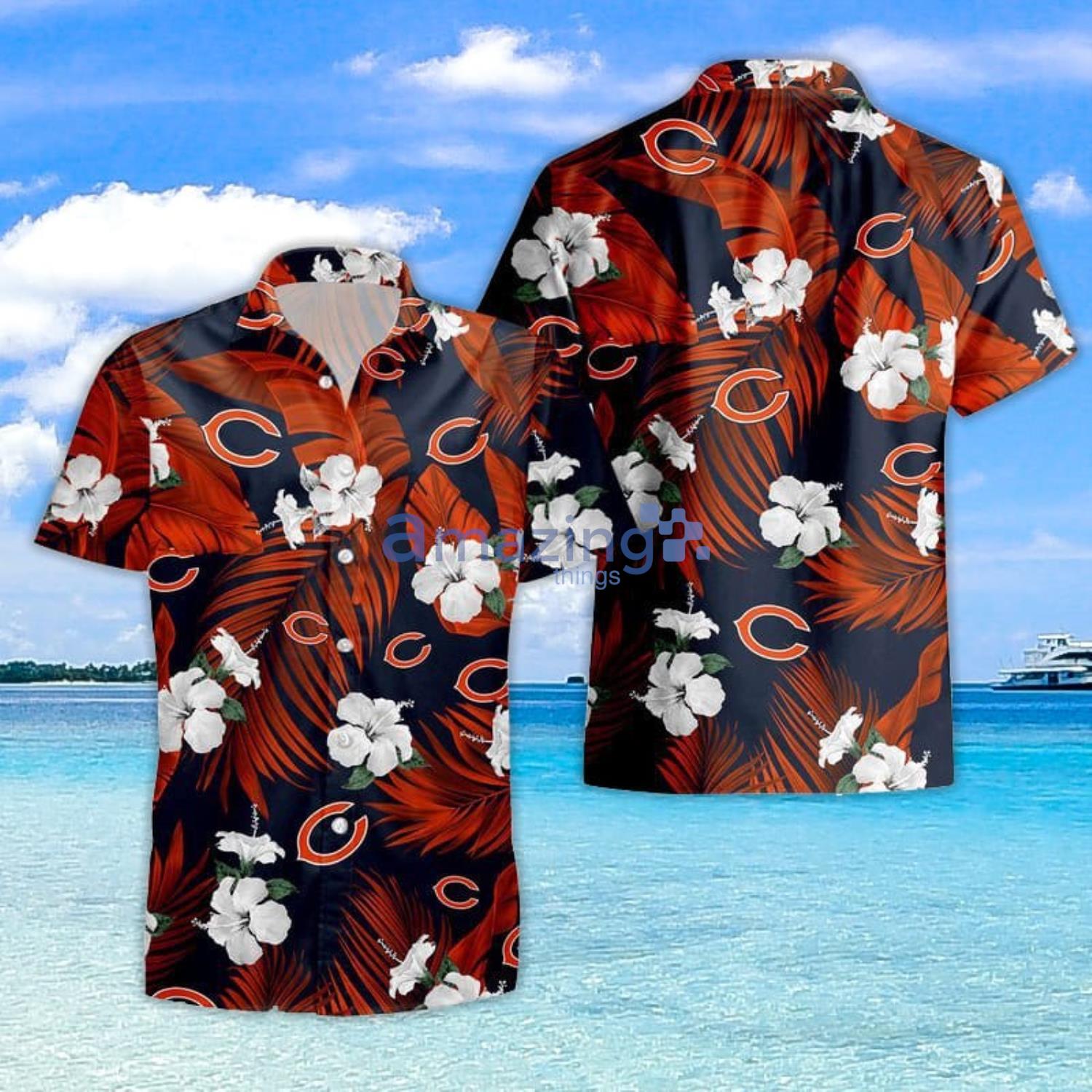 20% SALE OFF Chicago Bears Hawaiian Shirt Tropical Flower Short Sleeve – 4  Fan Shop