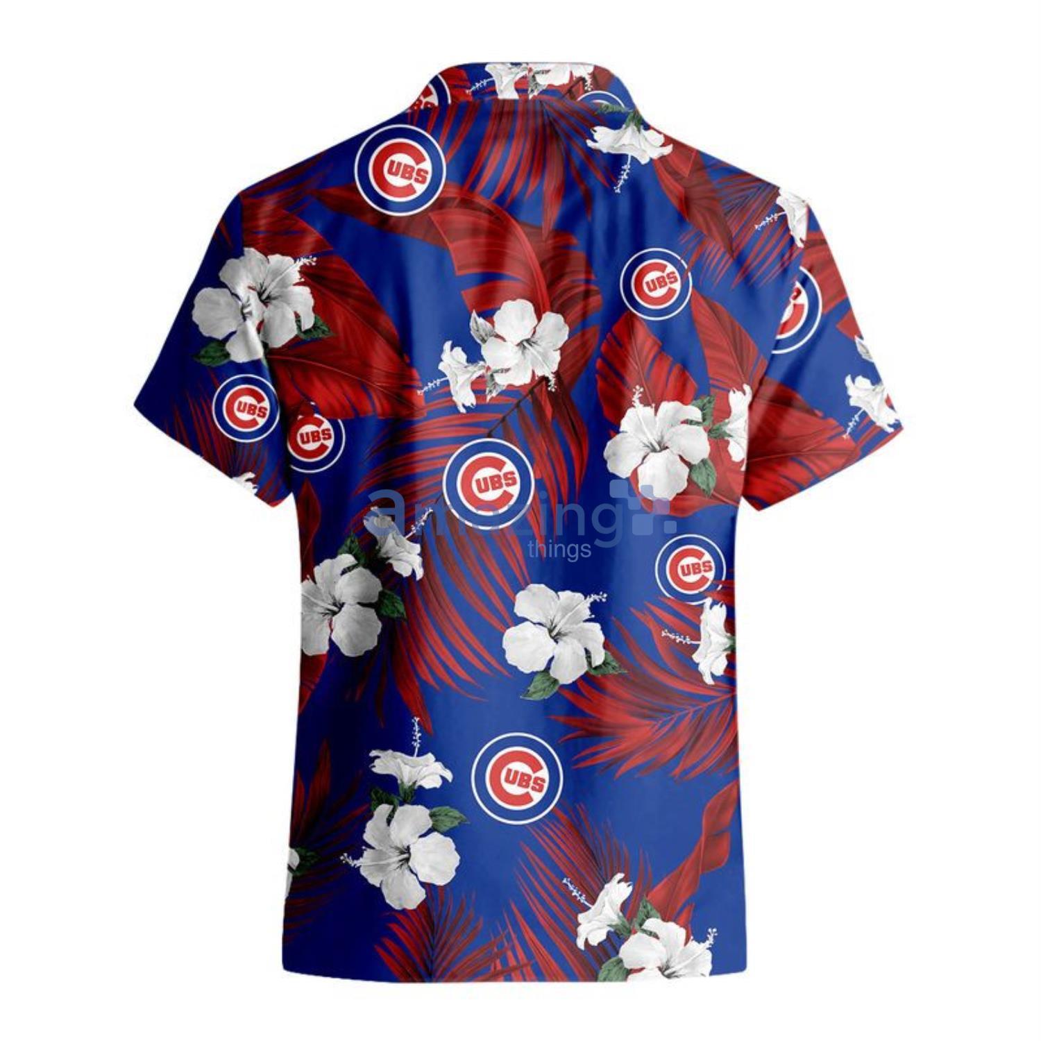 Chicago Cubs Hawaiian Shirt And Shorts Tropical Flower Happy