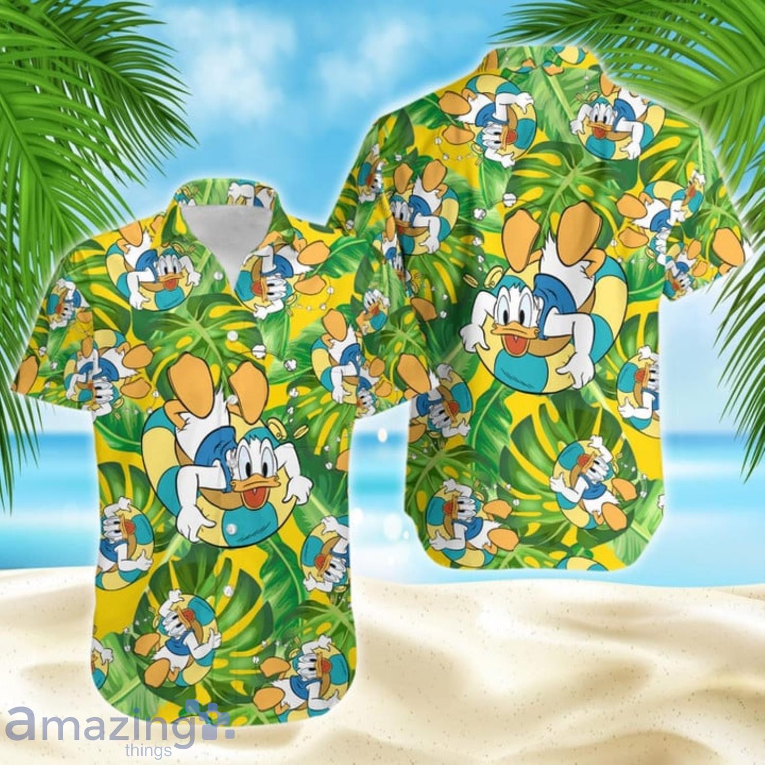 Donald Duck Tropical Hawaiian Shirt