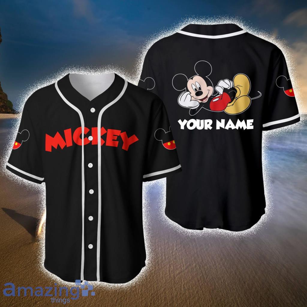 Mens mickey cheap mouse baseball jersey