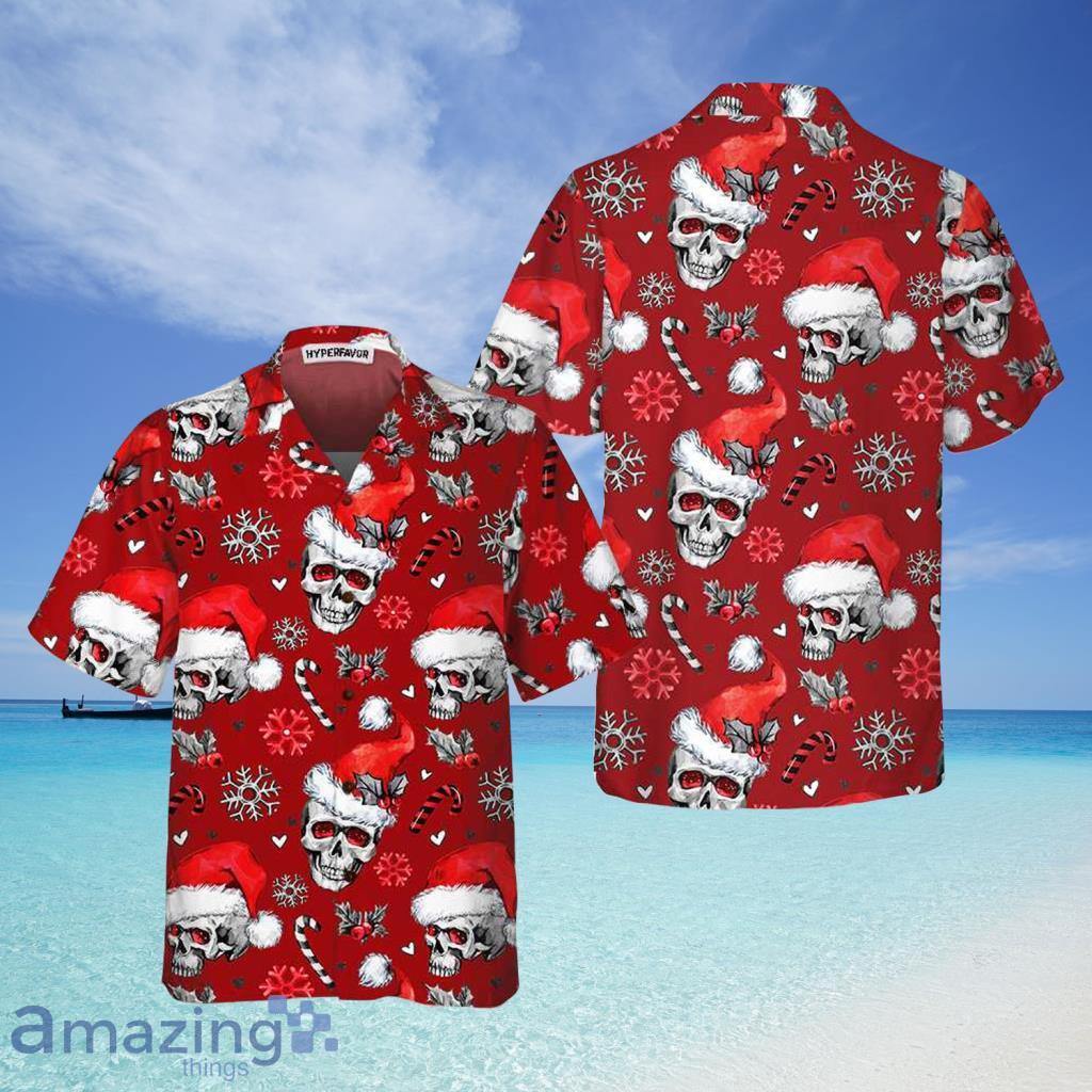 Christmas Skulls With Candy Canes Red Version Hawaiian Shirt For Men And Women - Christmas Skulls With Candy Canes Red Version Hawaiian Shirt For Men And Women Christmas Skulls With Candy Canes Red Version Hawaiian Shirt For Men And Women - Christmas Skulls With Candy Canes Red Version Hawaiian Shirt For Men And Women