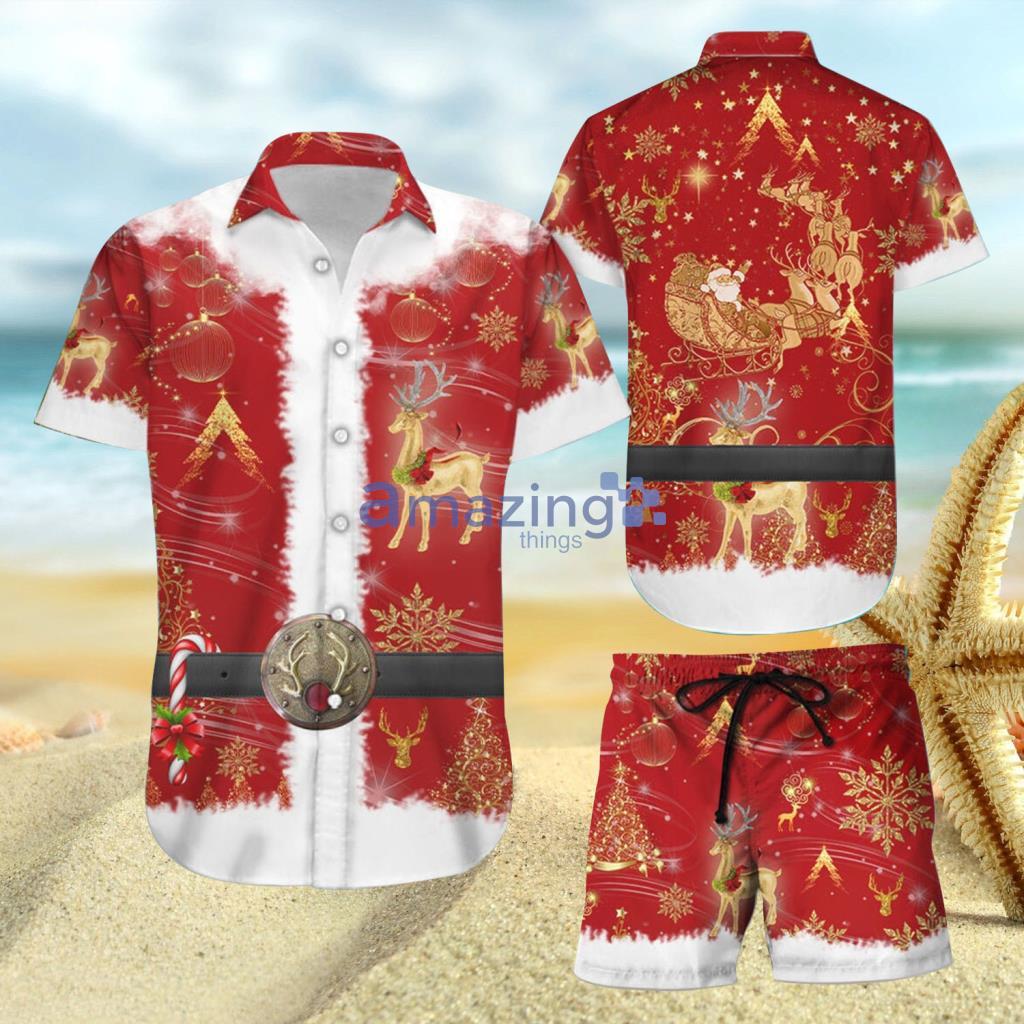 Christmas Special Santa Claus Hawaiian Shirt And Short - Christmas Special Santa Claus Hawaiian Shirt And Short