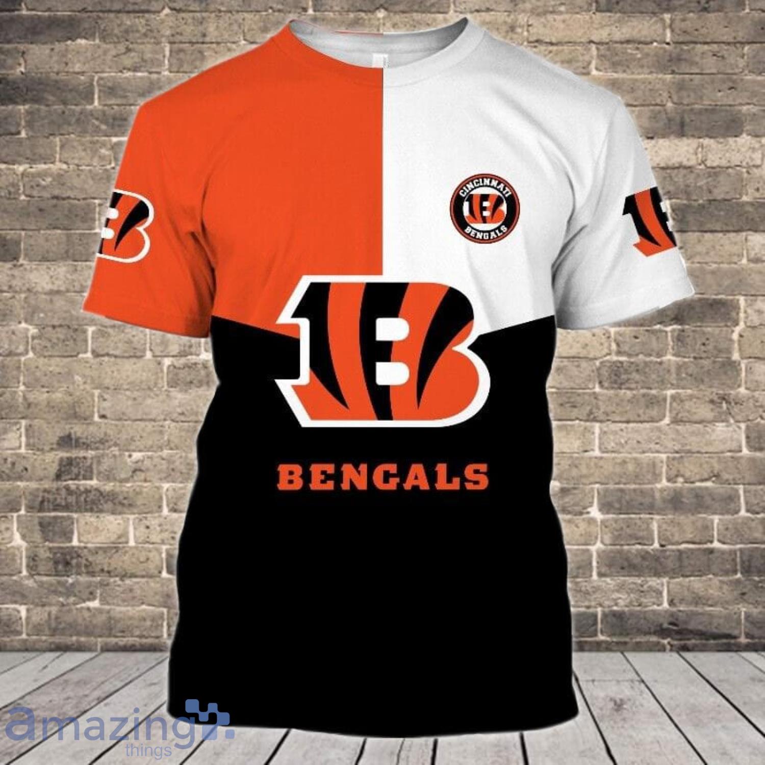 Cincinnati Bengals 3D T-Shirts For Sport Fans