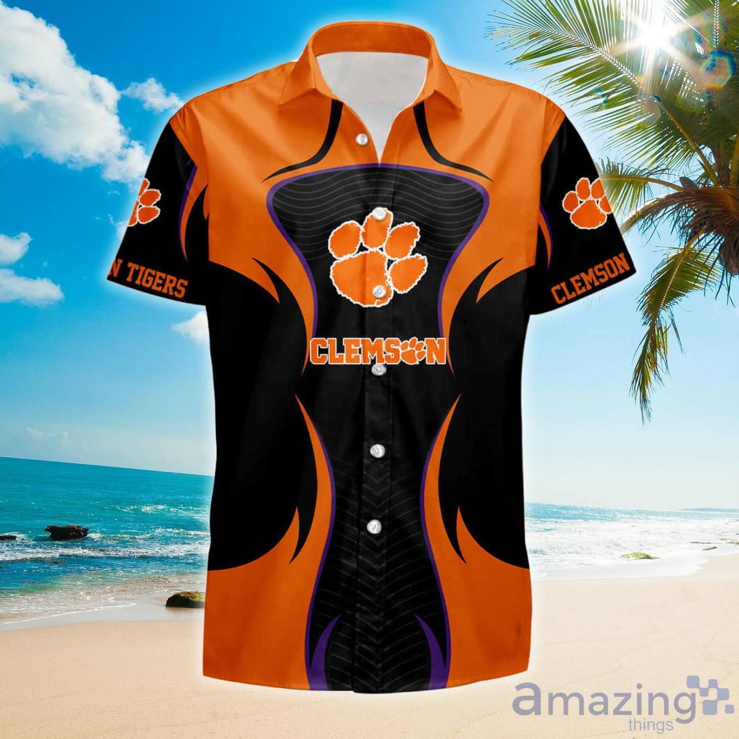 Clemson Tigers Ncaa Team Summer Gift Hawaiian Shirt And Shorts Product Photo 1